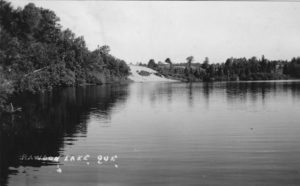 Plage municipale de Rawdon carte postale